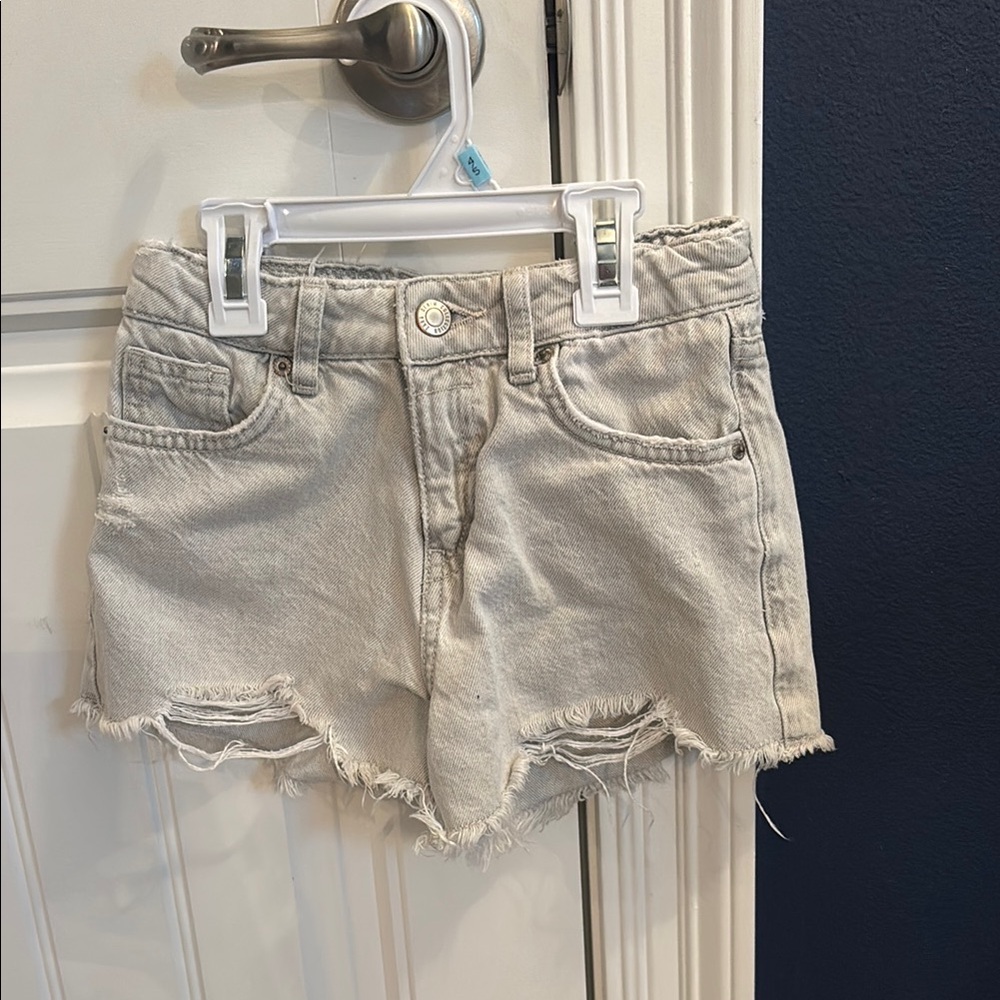 Stylish Gray Denim kids  Shorts